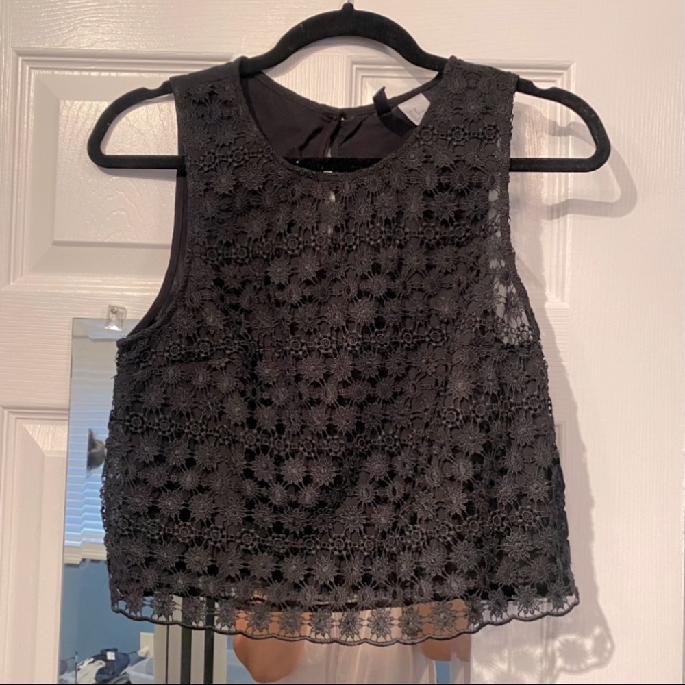 Black Crop Top H&M